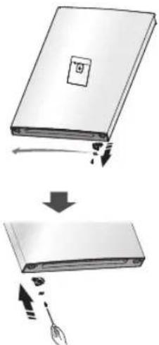 Logik LNFD55W18 - Reversing the Door Swing - 5