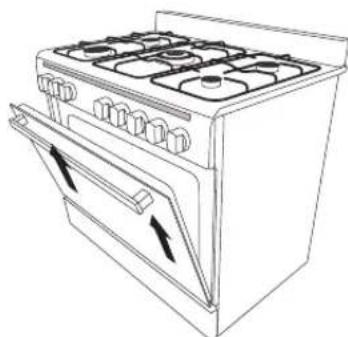 Logik LFTG90W14 - Removing the Oven Door - 6