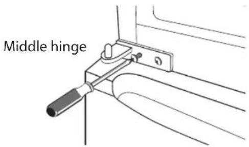 Middle hinge