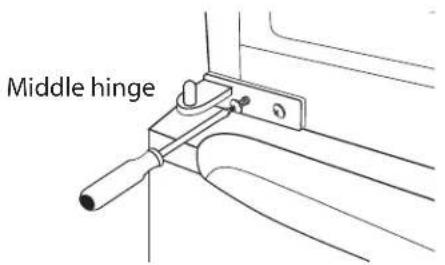 Middle hinge