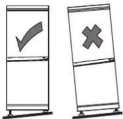 Two identical diagrams showing a checkmark and an 'X' symbol inside vertical panels, likely indicating selection or cancellation.