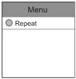 Menu Repeat