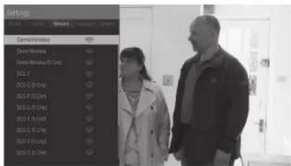 Street photo with visible store signboards and a dropdown menu showing channel options for 'BCC' and 'Other'.