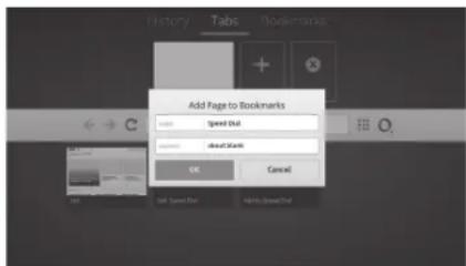 Add Page to Bookmarks Speed Chat About Blocks OK Cancel