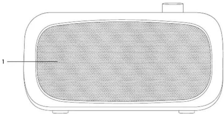 Logik L3DAB12 - Front View - 1