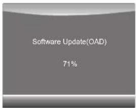 Software Update(OAD) 71%