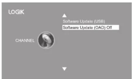LOGIK CHANNEL Software Update (USB) Software Update (OAD) Off