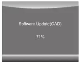 Software Update(OAD) 71%