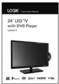 LOGIK | Instruction Manual 24" LED TV with DVD Player LPGHD13