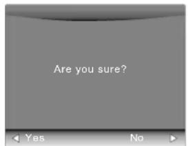 Are you sure? Yes No