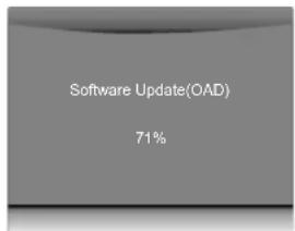 Software Update(OAD) 71%