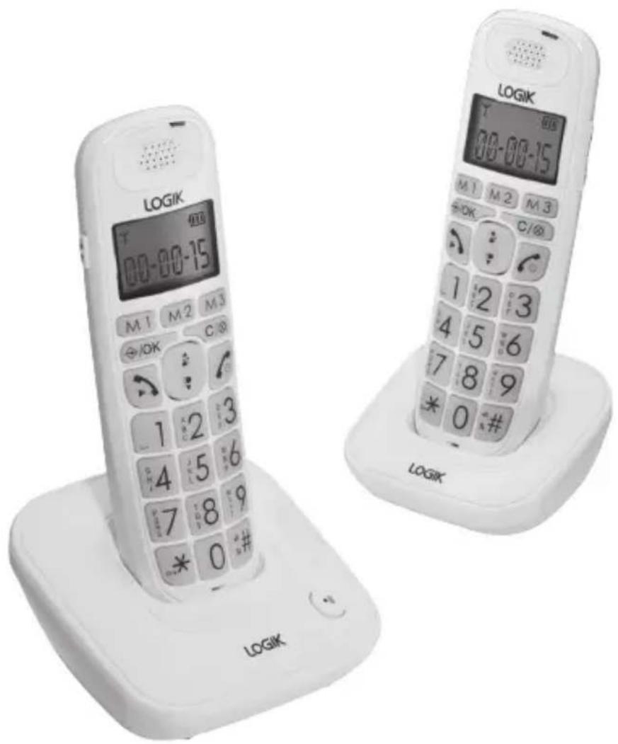Logik L20DBIG10 - Cordless Big Button Telephone - 1