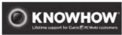 KNOWHOW® Lifetime support for Curns PC World customers