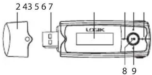 2 43 5 6 7 LOGIK 8 9