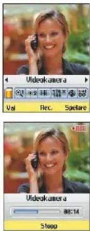 Videokamera Val Rec. Spellare Videokamera 00:14 Stopp