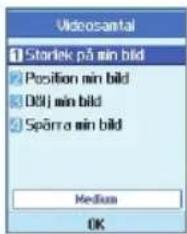 Videosantal 1 Starlek på min bild 2 Position min bild 3 Dill min bild 4 Spärn a min bild Medium OK