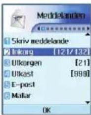 Meditelandien Skriv meddelande Inkorg [121/132] Utkorgen [21] Ulkast [999] E-post Mallar OK