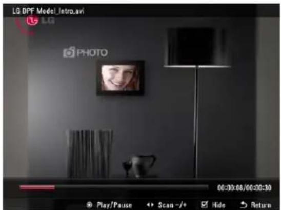 LG DPF Model_Intro.avi LPG PHOTO 00:00:06/00:00:30 Play/Pause Scan -/+ Hide Return