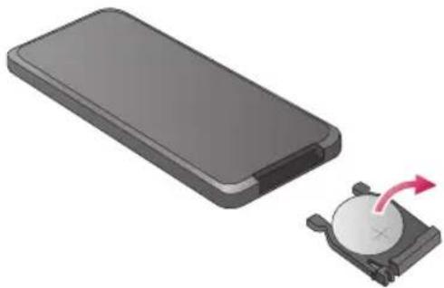 LG F8012N - Replacing the Remote Control Battery - 3