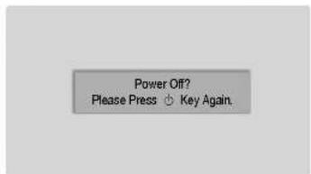 Power Off? Please Press Ⓧ Key Again.