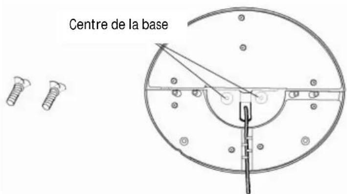 Centre de la base
