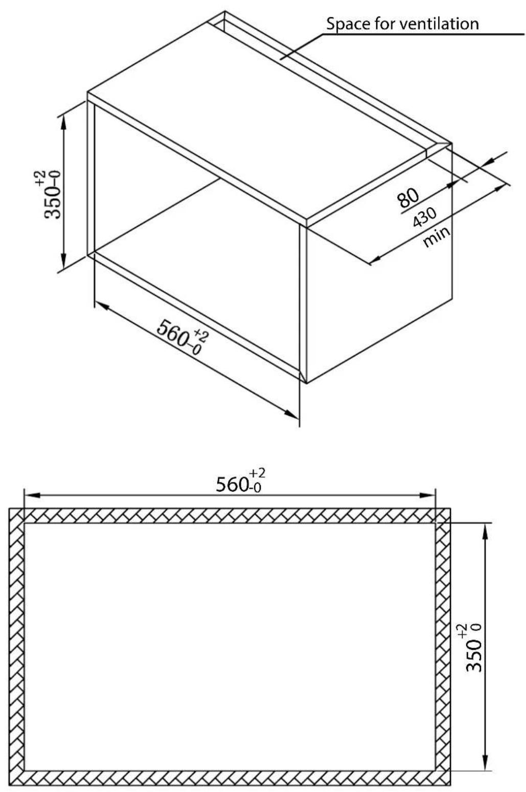 Orbegozo MIG 2027 - Make a cabinet to the dimension - 1