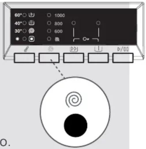 Orima ORM 106 W - 2- Selecção de velocidade de rotação - 1