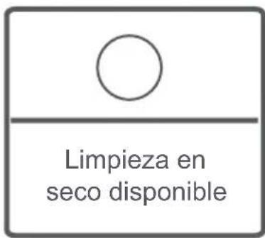 Limpieza en seco disponible