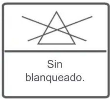 Sin blanqueado.