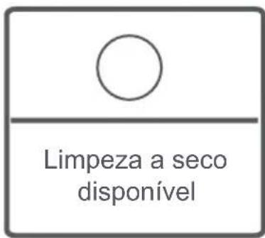 Limpeza a seco disponível