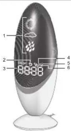 OREGON SCIENTIFIC BAR 210 - LCD-SCHERM - 1