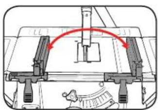 Ozito TBS-254 - Rip Fence Cutting Width - 2
