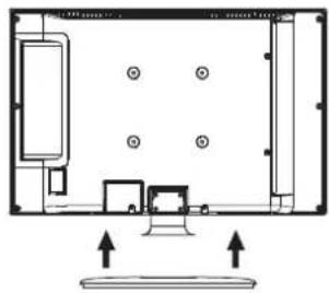 Logik L19DVDB10 - Installing / Removing the Base Stand - 2