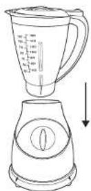 Logik L16BSS10 - FITTING THE JUG TO THE BASE UNIT - 2