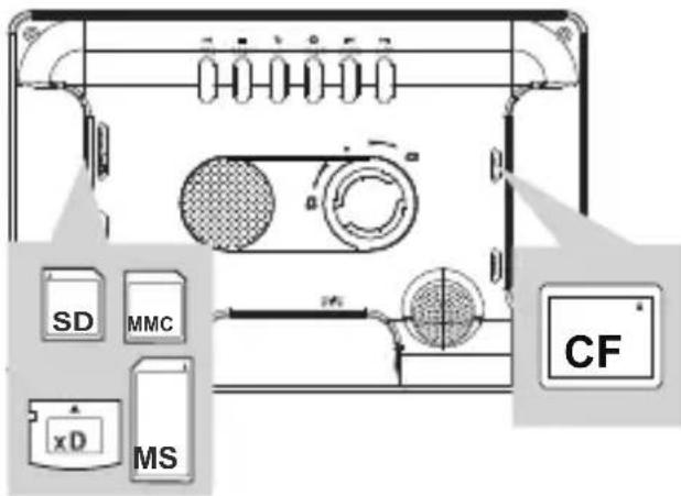 SD MMC xD MS CF