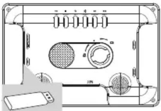 Logik L7IDPF09 - Inserting a Memory Card or USB Flash drive - 4