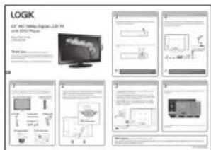 LOGIK 27" HD 100mg/ug/mL LED TV and 30000000 LOGIK 27" HD 100mg/ug/mL LED TV and 30000000