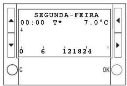 SEGUNDA-FEIRA 00:00 T* 7.0°C ↓ 0 6 121824 C OK