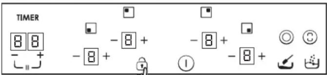 TIMER 8 8 - + - 8 + - 8 + - ① - 8 +