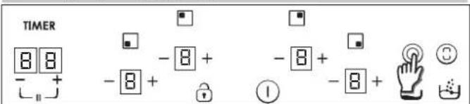 TIMER 8 8 - + - 8 + - 8 + - 8 + - 8 + ① ②
