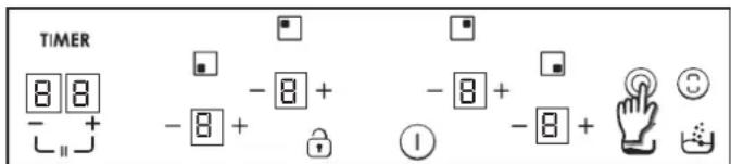 TIMER 8 8 - + - 8 + - 8 + - 8 + ① - 8 + +