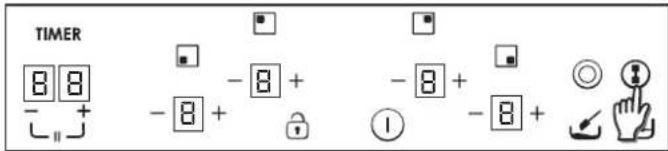 TIMER 8 8 - + - 8 + - 8 + - 8 + - 8 + ①