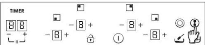 TIMER 8 8 - + - 8 + - 8 + - 8 + - 8 + ①