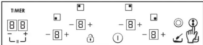 TIMER 8 8 - + - 8 + - 8 + - 8 + - 8 + - 8 + ①