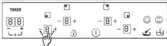 TIMER 8 8 - + -8 + -8 + -8 + - 1 ◎ ○ ↓ ↕ ↙ ↗