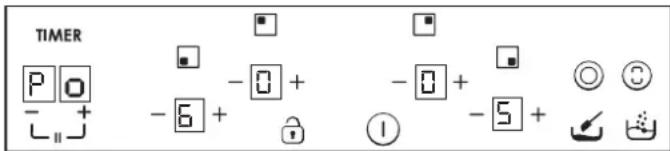 TIMER P - + -6 - 0 + - 0 + - 5 + - ① ◎ ② #