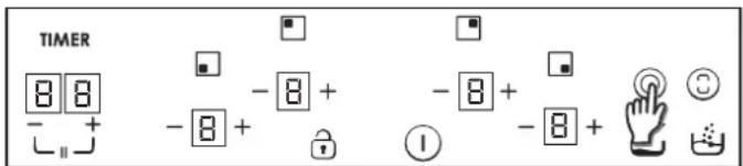 TIMER 8 8 - + - 8 + - 8 + - 8 + ① + - 8 + ◎