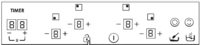 TIMER 8 8 - + - 8 + - 8 + - 8 + ① - 8 + ◎ ③