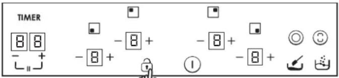 TIMER 8 8 - + - 8 + - 8 + - 8 + ① - 8 + ◎ ③