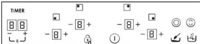 TIMER 8 8 - + - 8 + - 8 + - 8 + ① - 8 + Ⓞ ③